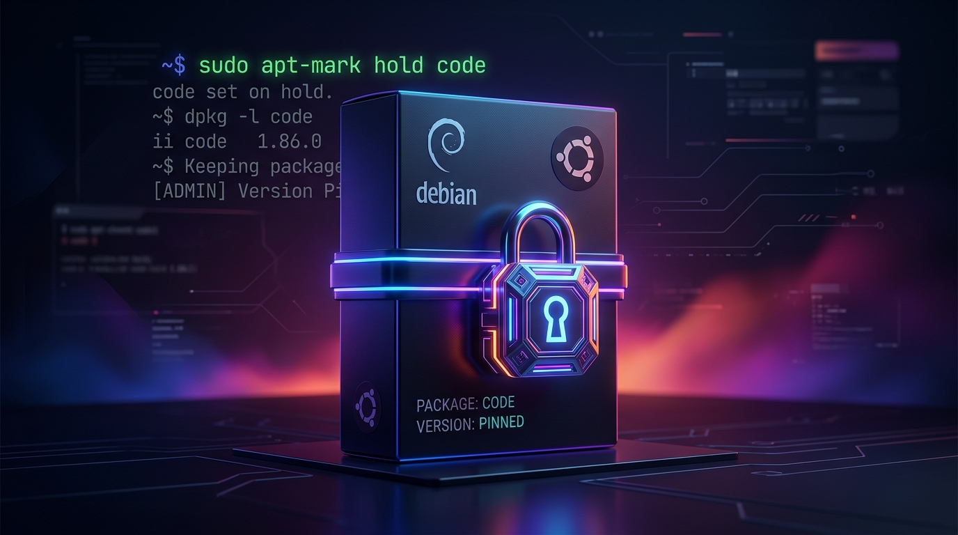 How to Hold a Package in Debian/Ubuntu with apt-mark hold (Prevent Unwanted Upgrades)