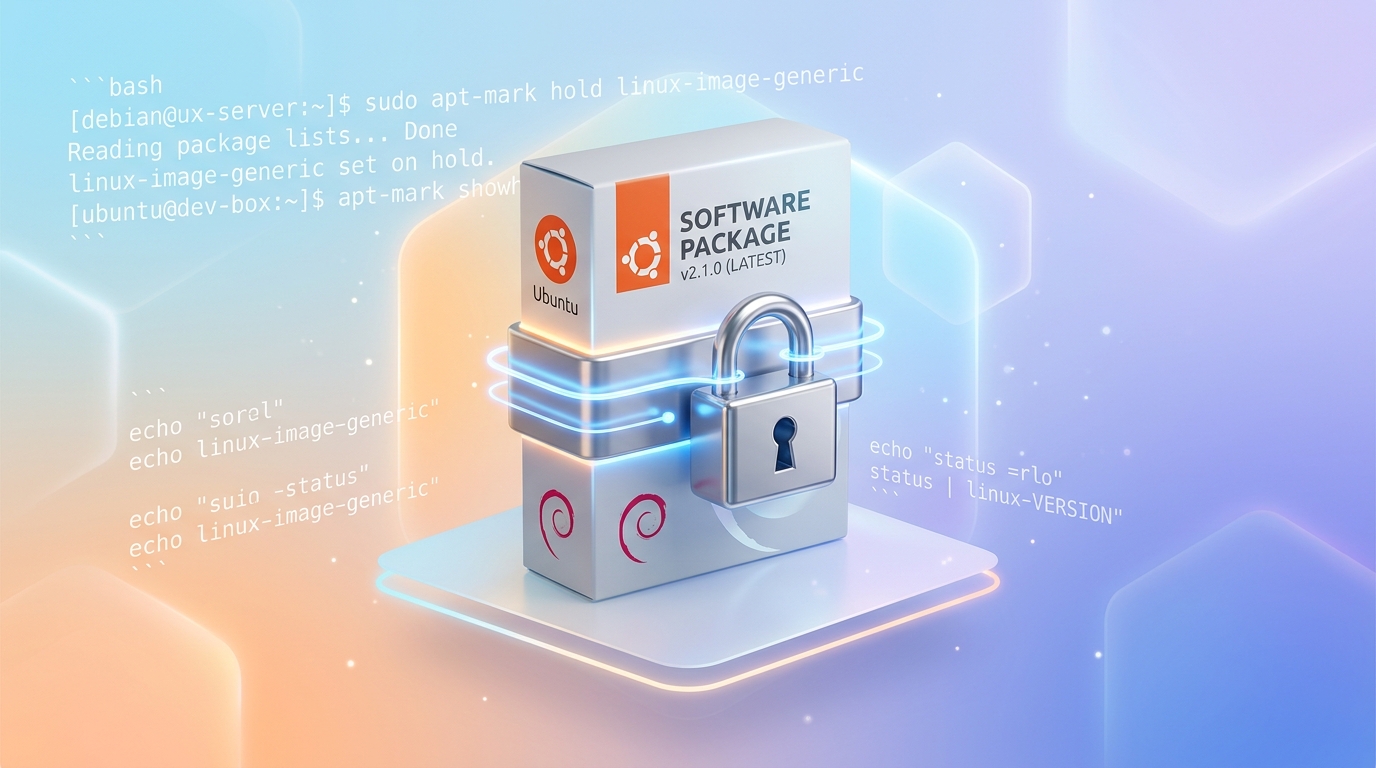 How to Hold a Package in Debian/Ubuntu with apt-mark hold (Prevent Unwanted Upgrades)