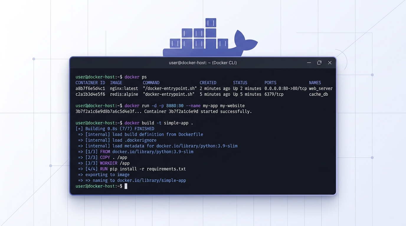 Essential Docker Commands — From Basic to Advanced